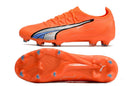 Chuteira Puma Ultra Ultimate Campo - Laranja e Branco